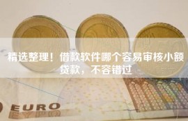 精选整理！借款软件哪个容易审核小额贷款，不容错过