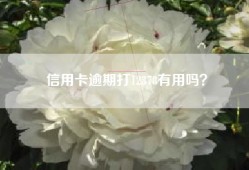 信用卡逾期打12378有用吗？