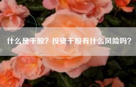 什么是干股？投资干股有什么风险吗？