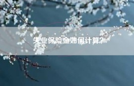 失业保险金如何计算？