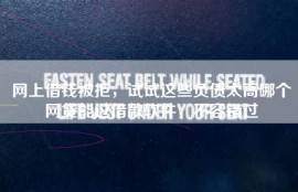 网上借钱被拒，试试这些负债太高哪个网贷能过借款软件，不容错过
