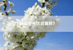 什么是光伏贷骗局？