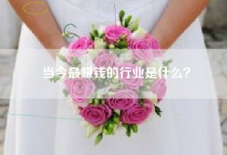 当今最赚钱的行业是什么？