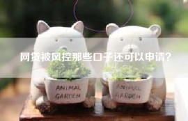 网贷被风控那些口子还可以申请？