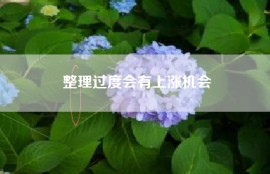 整理过度会有上涨机会