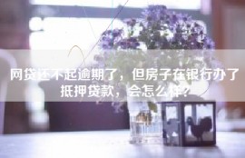 网贷还不起逾期了，但房子在银行办了抵押贷款，会怎么样？