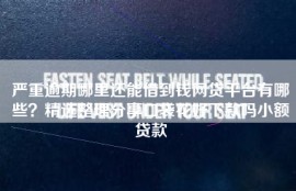 严重逾期哪里还能借到钱网贷平台有哪些？精选整理分享口袋花好下款吗小额贷款