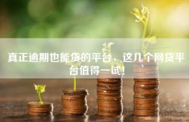真正逾期也能贷的平台，这几个网贷平台值得一试！