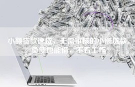 小额贷款速贷，无需审核的小额贷款，负债也能借，不看工作