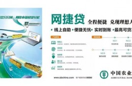 看这里！自助小额信用消费贷——农行“网捷贷”