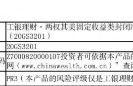 工银两全其美固定收益类封闭净值型理财产品风险大吗？