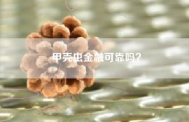 甲壳虫金融可靠吗？