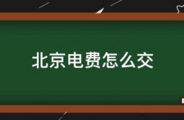 北京电费怎么交