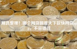 精选整理！哪个网贷额度大下款快网贷app，不容错过