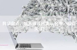网贷盘点，私人借钱网贷app名单，值得关注！