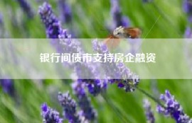 银行间债市支持房企融资