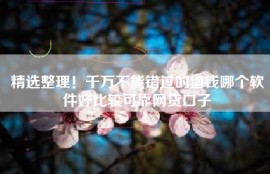 精选整理！千万不能错过的借钱哪个软件好比较可靠网贷口子