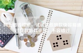 网上借钱被拒，试试这些放款快容易通过贷款借款平台，不容错过
