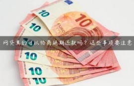 网贷真的可以协商延期还款吗？这些事项要注意