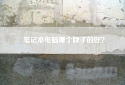 笔记本电脑哪个牌子的好？