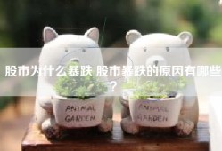 股市为什么暴跌 股市暴跌的原因有哪些？