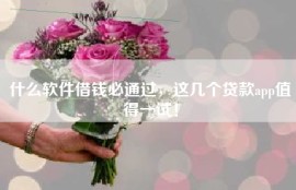 什么软件借钱必通过，这几个贷款app值得一试！