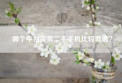 哪个平台买卖二手手机比较靠谱？
