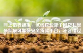 网上借钱被拒，试试这些哪个网贷利息最低最可靠最安全贷款平台，不容错过