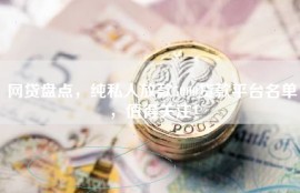 网贷盘点，纯私人放款5000贷款平台名单，值得关注！