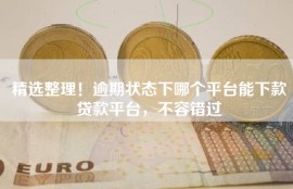 精选整理！逾期状态下哪个平台能下款贷款平台，不容错过