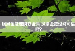 凤凰金融理财安全吗 凤凰金融理财可靠吗？