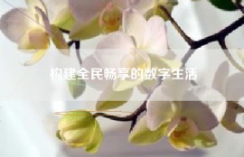 构建全民畅享的数字生活