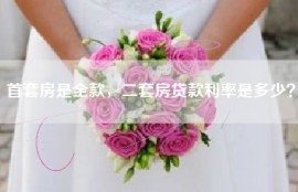 首套房是全款，二套房贷款利率是多少？