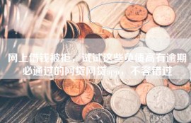 网上借钱被拒，试试这些负债高有逾期必通过的网贷网贷app，不容错过