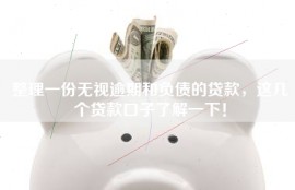 整理一份无视逾期和负债的贷款，这几个贷款口子了解一下！