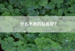 什么木质的砧板好？