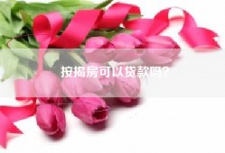 按揭房可以贷款吗？