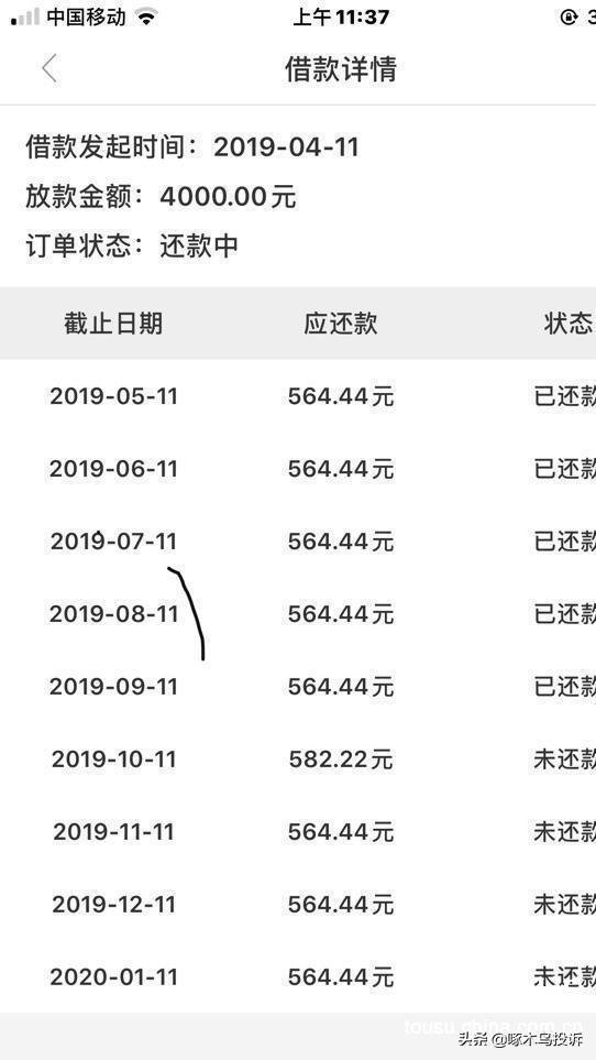 【啄木鸟投诉】要求信用钱包停止催收、赔偿名誉损失、解除合约
