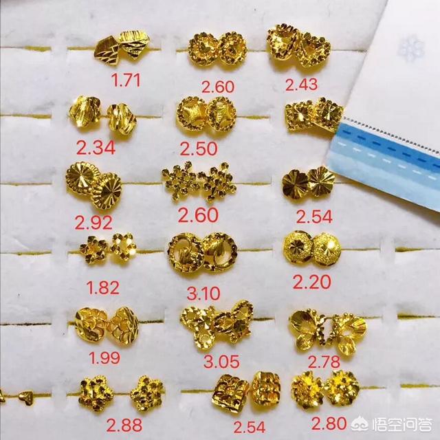 2019年黄金饰品排行榜，想给媳妇买个耳钉不知道哪个牌子比较保值？