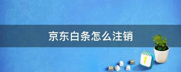 京东白条怎么注销