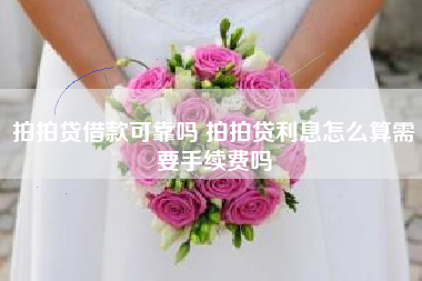拍拍贷借款可靠吗 拍拍贷利息怎么算需要手续费吗