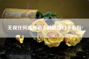无视任何逾期必下款网贷口子有吗?