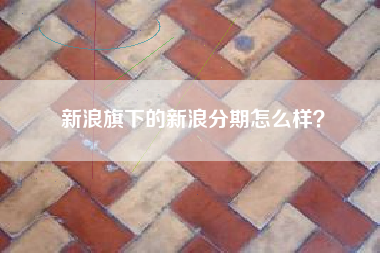 新浪旗下的新浪分期怎么样？