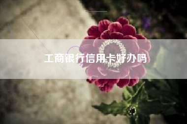 工商银行信用卡好办吗