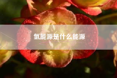 氢能源是什么能源