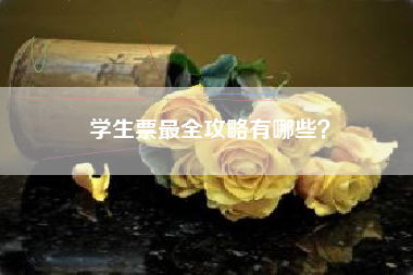 学生票最全攻略有哪些？