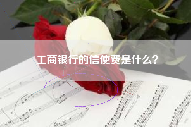 工商银行的信使费是什么？