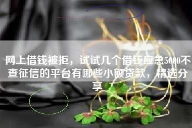 网上借钱被拒，试试几个借钱应急5000不查征信的平台有哪些小额贷款，精选分享
