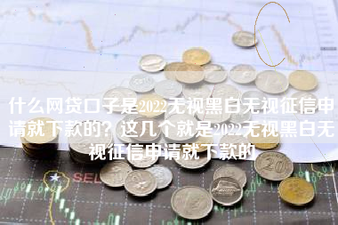 什么网贷口子是2022无视黑白无视征信申请就下款的？这几个就是2022无视黑白无视征信申请就下款的