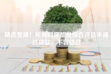 精选整理！所有网贷都是综合评估未通过贷款，不容错过